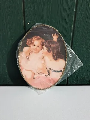 Vtg Gallery Graphics Sisters - Girls - Victorian Style Flue Cover - With Tag • $23