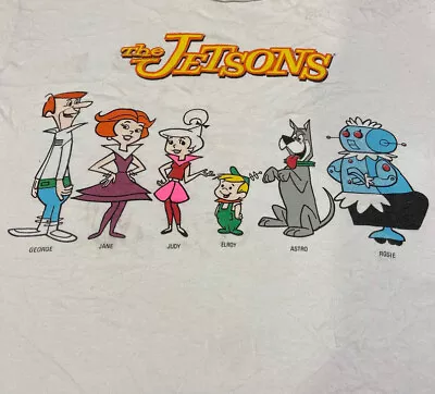 THE JETSONS Shirt Cartoon Character White Cotton All Size Unisex S-45XL • $16.99