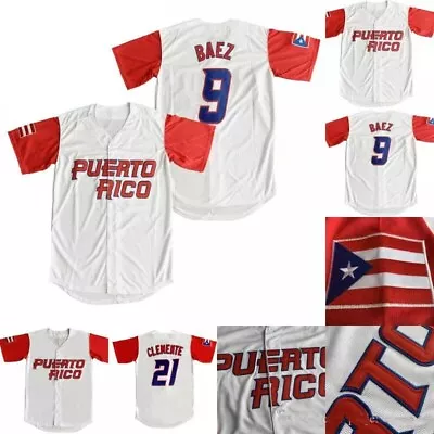 Javier Baez Yadier Molina Baseball Jerseys Puerto Rico Youth / Men's S-6XL • $29.99