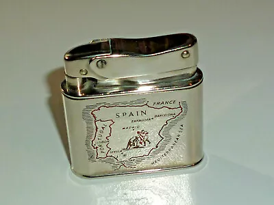 Mylflam   Bob Pocket Lighter W. Spain Zone Motifs - Lighter - 1953 - Germany • $455.53