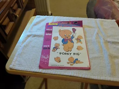 Vogart Transfer Pattern 405 Porky Pig For Needlework Painting Embroidery • $8.65