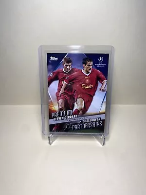 2022-23 UEFA Club Comp. Premium Partnerships Michael Owen Steven Gerrard #PP-12  • $1.99