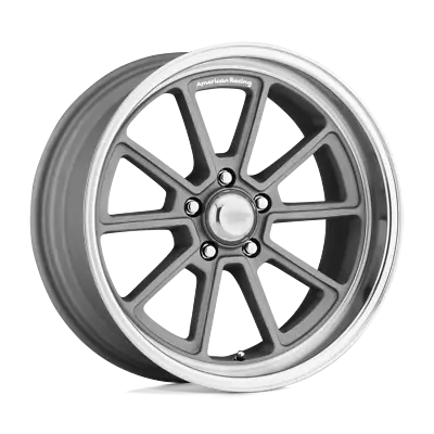 1 New 18X10 American Racing Draft Silver With Cut Lip Wheel/Rim 5x114.3 ET12 • $245.83