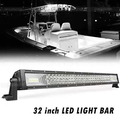 32'' Marine Spreader Lights LED Light Deck/Mast Lights For Boat 9-35v Spot Flood • $43.99