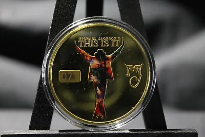 Michael Jackson's 'This Is It' Gold-Plated Commemorative Coin #71 • $65