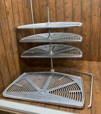 Vintage GE LH-12 LH12 Refrigerator Parts - Lazy Susan Rotating Shelf Assembly • $300