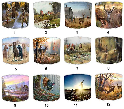 £27.99 • Buy Hunting Scene Lamp Shades Ideal To Match Bedding Sets & Duvet Covers & Quilts.