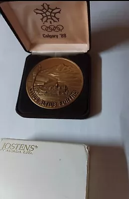 1988 Calgary Winter Olympic Participation Medal Original Box • $580