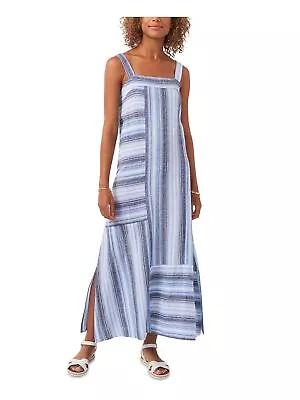 VINCE CAMUTO Womens Blue Zippered Sleeveless Square Neck Maxi Shift Dress XXS • $11.99