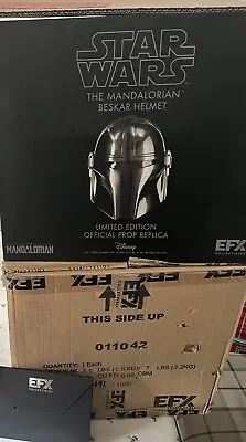 EFX Star Wars Mandalorian Season 2 Beskar Prop Replica  Helmet  ONLY 1000 MADE • $1018.03