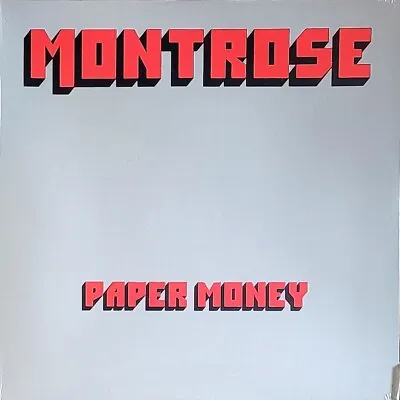 Montrose Paper Money - Translucent Red Vinyl Lp   New Sealed   • $29.98