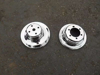 MOPAR 383 413 426 440 Big Block Chrome Crank Pulley Water Pump Pulley • $250