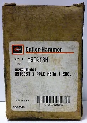 Cutler-Hammer MST01SN Motor Starter Switch And Enclosure • $49.23