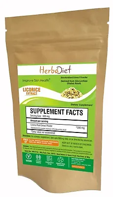 Licorice Root Extract Powder 30% Liquorice Glycyrrhiza Glabra Digestive Support • £2.63