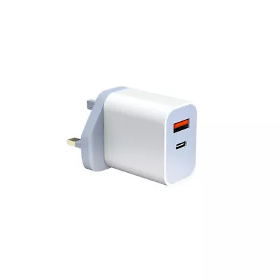 Charger Cable 20W USB C Fast PD Adapter Type-C UK Plug 240VAC For IPhone Ipad • £3.59