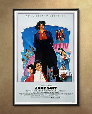 Zoot Suit Daniel Valdez 1981 Movie Poster 24 X36  Borderless Glossy 8195 • £17.08