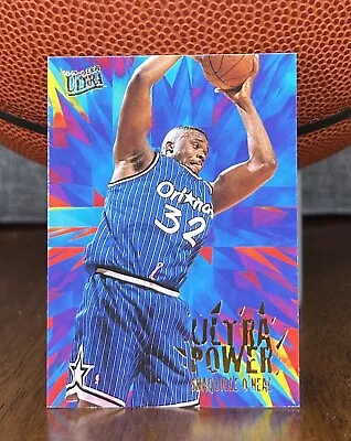 1995-96 Fleer Ultra Shaquille O’Neal 9 Of 10 Ultra Power • $10