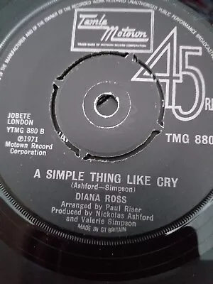 Tamla Motown - Diana Ross - 45 Rpm 7  Single Vinyl Record - All Of My Love • £1