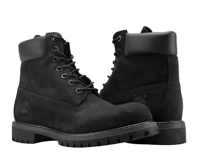 Mens Timberland 6  Inch Classic Basic Waterproof Insulated Boots Black Nubuck • $179.95