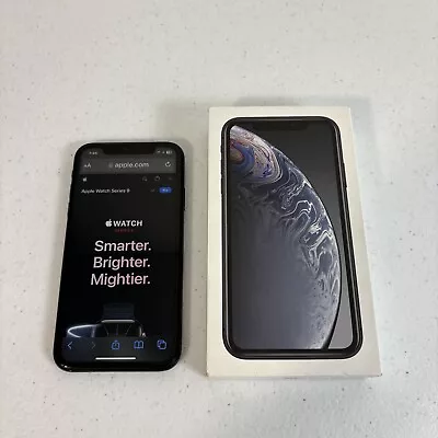 Apple Iphone Xr 128gb Black Unlocked In Box • $219.99