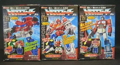 Kabaya Foods Transformers Gum TF 25th Anniversary Unassembled Complete 3 Typ... • $130