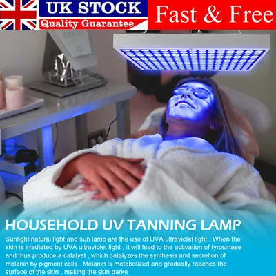 45W Facial Tanning Light Full Blue Sun Solarium Lamp Body Tanner Bronzer Skin UK • £37.45