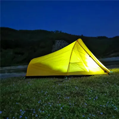 $119.60 • Buy 2 Person Backpack Camping Tent Ultralight Outdoor Camping Dome Tent Sleeping Bag