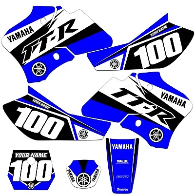 Yamaha TTR 90 Graphics Kit Fits 2000 2001 2002 2003 2004 2005 2006 2007 2008 ST1 • $58.99