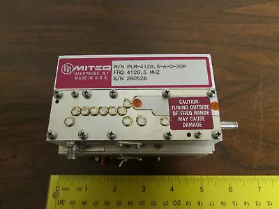 Miteq Rf Microwave Brick Oscillator PLM-4125.5-A-O-20P • $69.95