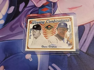 2001 Fleer Platinum RC Winning Combinations Babe Ruth Reggie Jackson #14 YANKEES • $9.99