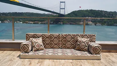 Arabic Sofa Set Moroccan Home Decor Living Room Convertible Sofas Sofa Bed • $419