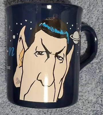 Ultra Rare Star Trek Mr. Spock  Betnesol Ear Drops  Coffee Cup / Mug Evans • $55