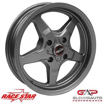 Race Star 15x3.75 (91-537021G) For 1979-1993 Mustang 4-Lug-91 Drag Star Gray • $236.53