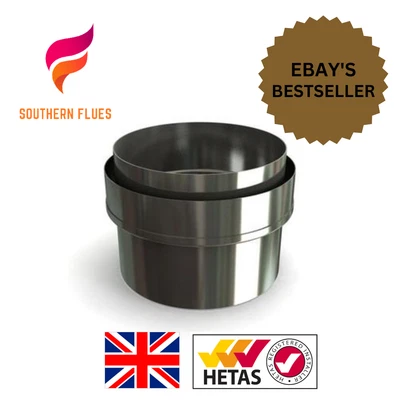 £29.99 • Buy 5  & 6 Inch  Flue Liner Adaptors For Flue Pipe To Flexible Flue Liner