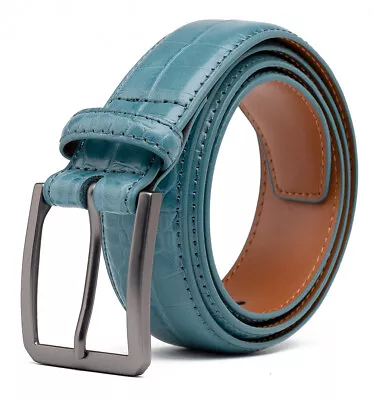 Mens Genuine Leather Belts For Men Dress Belt Many Colors • $15.99
