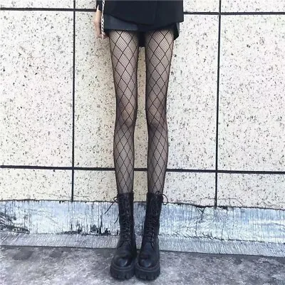 Womens Fishnet Thigh-High Stockings Tights Suspender Pantyhose Stocking • $4.97