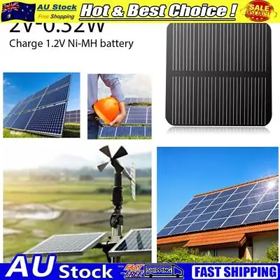 0.32W 2V 160mA Solar Cell DIY Solar Panel Module Charger For 1.2V Battery Phones • $8.26