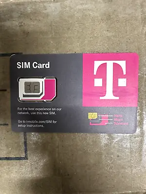 NEW T-Mobile Sim Card Triple Cut R15 Exp 11/2024 PICK Your Quantity Lot • $19.99