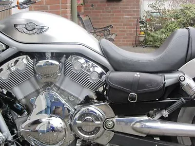 $193 • Buy  Saddle Bag Left Side For Harley Davidson  V Rod Night Rod Italian Quality
