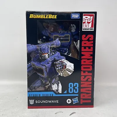 Transformers Studio Series Soundwave #83 Bumblebee Movie Hasbro Takara Tomy 2022 • $37.80