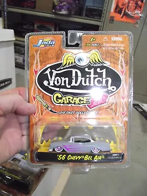 Jada 1/64 Von Dutch Garage 56 Chevy Bel Air Primer NIB • $15.99