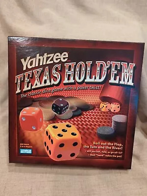 Hasbro YAHTZEE Texas Hold'em Poker Style Dice Game #42641 Complete • $8