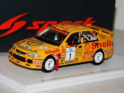 Mitsubishi Lancer Evo Iii #1 Makinen Winner Rally Finland 1995 Spark S6502 1/43 • $79.99