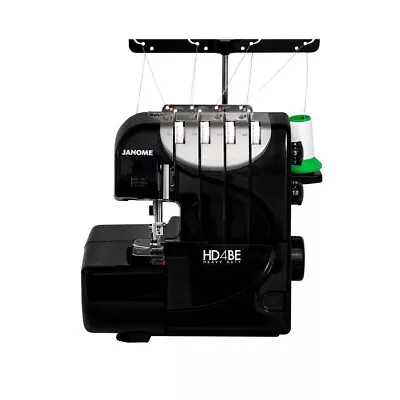 Janome HD4BE Heavy Duty Edition Serger In Vintage Black New Open Box • $439