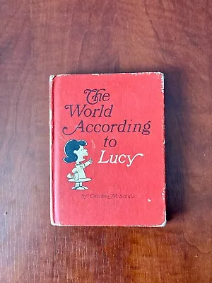 Peanuts The World According To Lucy Book 1970s Classic Hallmark Series Mini HC • $2.50