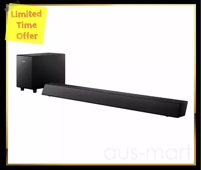 Philips 2.1 CH 70W Bluetooth Soundbar Wireless Subwoofer Home Speaker TAB5305/98 • $328.90