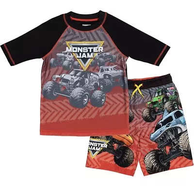 MONSTER JAM  Shirt Kids Size 5 2 Pieces New • $30