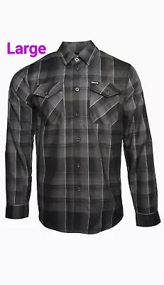 New Dixxon Flannel Megadeath Long Sleeve Shirt Men’s Size LARGE LIMITED Collab • $109.99