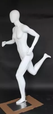 Running Female Mannequin Sport Mannequin Egg Head Torso Running-5ft 9 Inc(JR-44) • $99