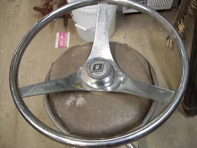 Stainless Steel Boat Steering Wheel Av8 Trog Roadster 32 34 36 41 Rat Rod Jalopy • $40